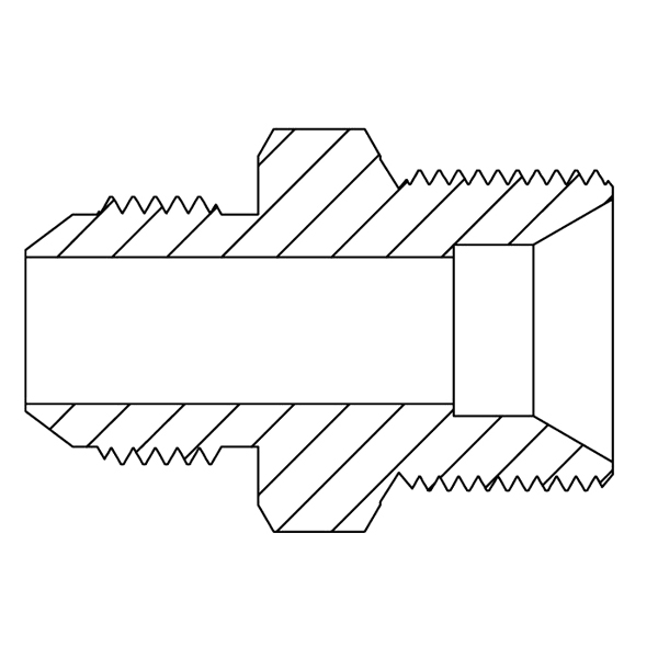 1&quot; BSPP MALE X 1 - 1/16&quot; JIC MALE