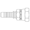 1 - 7/16&quot; ORFS FEMALE STRAIGHT X 1&quot; SWAGE HOSETAIL (2-PC)