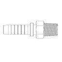 3/4&quot; BSPT MALE STRAIGHT X 5/8&quot; SWAGE HOSETAIL (2-PC)