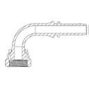 1-7/16 ORFS FM SWPT X 1 H/TAIL-90°SWPT