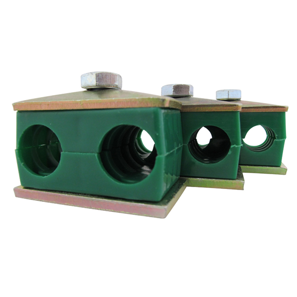 12MM DOUBLE PIPE CLAMP (DIN 3015) COMPLETE