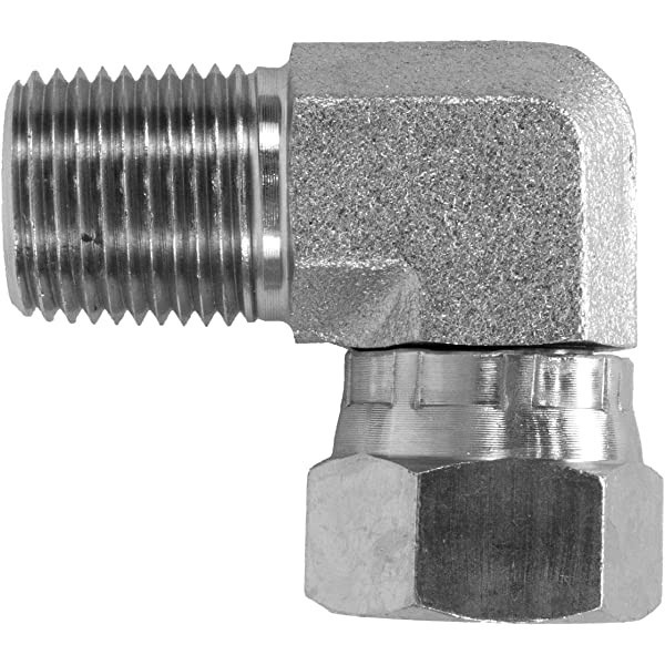 1 BSPT M X 1-5/16 JIC FEMALE SWIVEL 90° COMPACT