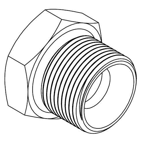 3/4&quot; BSPP MALE PLUG