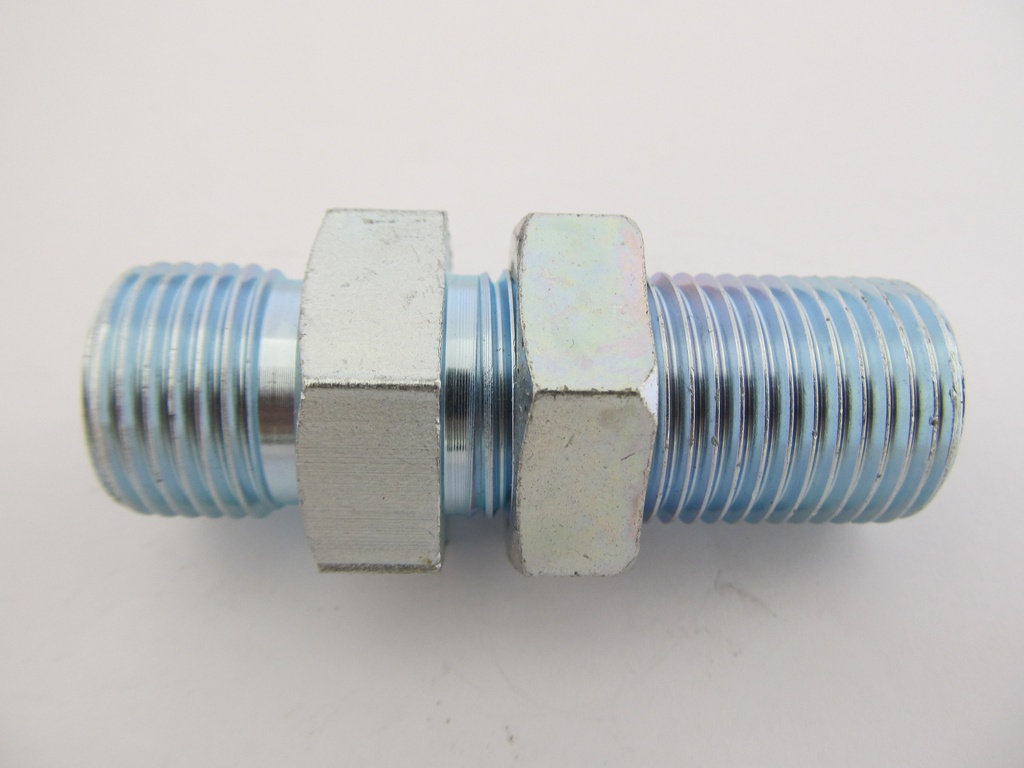 1/8&quot; BSPP MALE X 1/8&quot; BSPP MALE BULKHEAD &amp; LOCKNUT