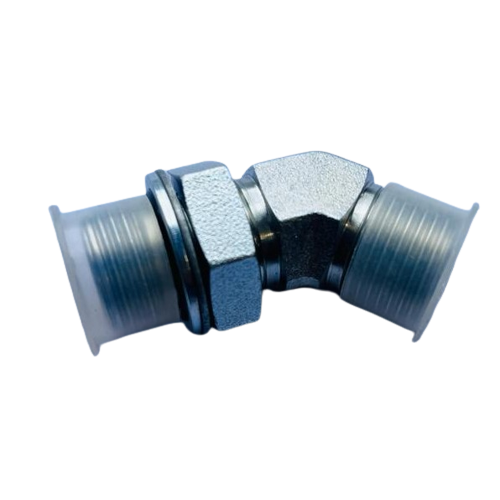 3/8&quot; BSPP MALE X 3/8&quot; BSPP MALE - 45° COMPACT POSITIONAL