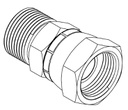 1/4&quot; BSPP MALE X 3/4&quot; BSPP FEMALE SWIVEL