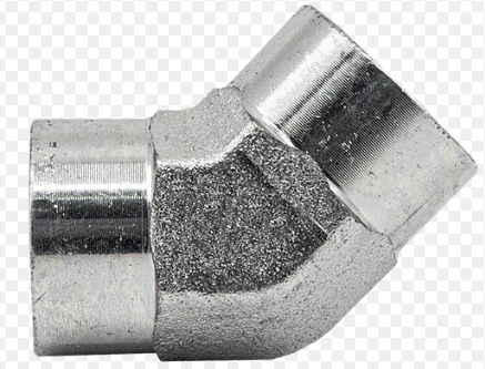 3/8 BSPT FIXED FM 45° COMP