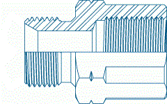 1/4 BSPP FIXED FM X M16 x 1.5mm M METRI