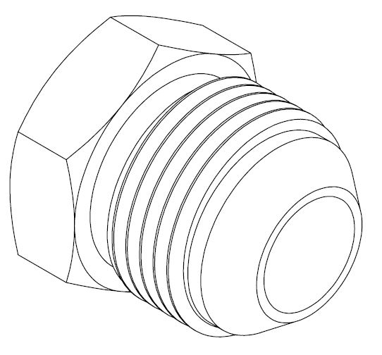 3/4&quot; JIC MALE PLUG
