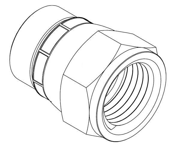 1 - 5/8&quot; JIC FEMALE SWIVEL CAP