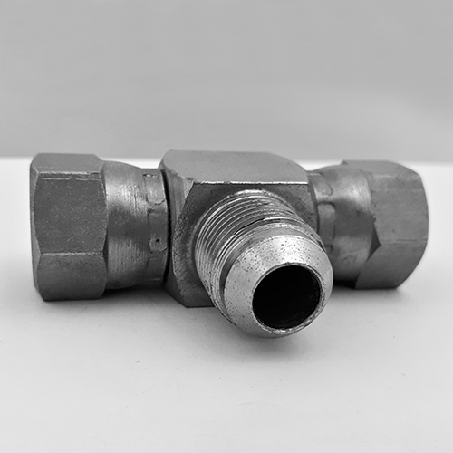 1/2&quot; JIC FEMALE SWIVEL X 1/2&quot; JIC FEMALE SWIVEL X 1/2&quot; JIC MALE TEE