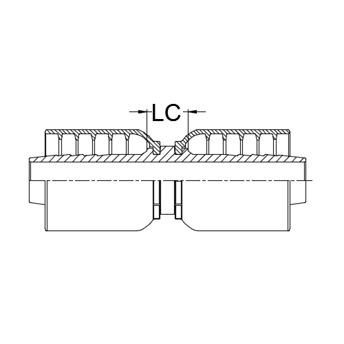 1/2&quot; HOSE JOINER STRAIGHT X 1/2&quot; 1-PIECE 1 &amp; 2-WIRE TAIL