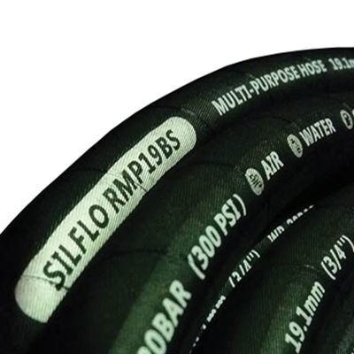 25MM SILflo BLK HOSE-AIR/OIL/WATER (50m)