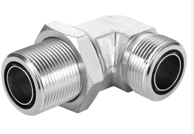 1-7/16&quot; ORFS MALE X 1-7/16&quot; ORFS MALE Bulkhead 90°