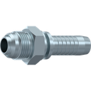 3/4&quot; JIC MALE STRAIGHT X 1/2&quot; SWAGE HOSETAIL (2-PC)