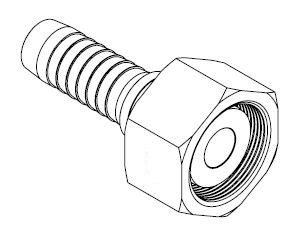 10 MM DKOL FM X 1/4 S/S SWAGE H/TAIL