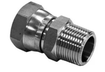 1/2&quot; BSPT MALE X 1/2&quot; BSPP FEMALE SWIVEL STAINLESS STEEL