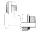 3/4 BSPT M X 1-1/16 JIC M 90° COMP SS