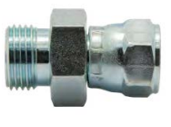 1/2&quot; BSPP MALE X 3/4&quot; JIC FEMALE SWIVEL (SS)