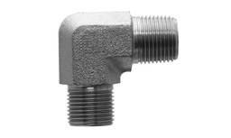 [AB90-0404] 1/4&quot; BSPT MALE X 1/4&quot; BSPP MALE - 90° COMPACT FIXED