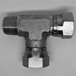 [ACC121212] 3/4&quot; BSPT MALE X 3/4&quot; BSPP FEMALE SWIVEL X 3/4&quot; BSPP FEMALE SWIVEL TEE