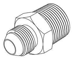 [AG1612] 1&quot; BSPT MALE X 3/4&quot; JIC MALE