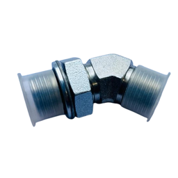 [BBP45-0606] 3/8&quot; BSPP MALE X 3/8&quot; BSPP MALE - 45° COMPACT POSITIONAL