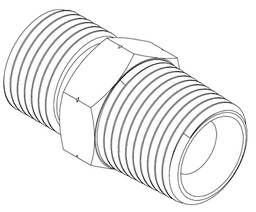 [BL0604] 3/8&quot; BSPP MALE X 1/4&quot; NPT MALE