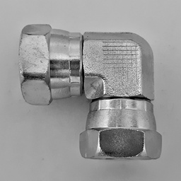 [CC90-1216] 3/4&quot; BSPP FEMALE SWIVEL X 1&quot; BSPP FEMALE SWIVEL 90° COMPACT