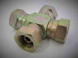 [CCCC04040404] 1/4&quot; BSPP FEMALE SWIVEL CROSS