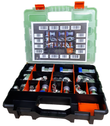 [F61-F62-KIT] SAE C61 &amp; C62 FLANGE ADAPTOR TO JIC KIT