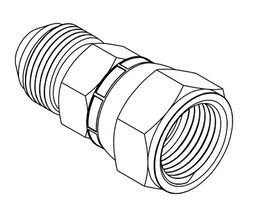[GJ1726] 1 - 1/16&quot; JIC MALE X 1 - 5/8&quot; JIC FEMAL