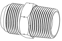 [GL1206] 3/8&quot; NPT Male X 3/4&quot; JIC Male