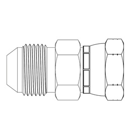[GT1730] 1-1/16 JIC X 1-7/8 ORFS M/FM