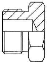[N26] 1 - 5/8&quot; UNO MALE PLUG