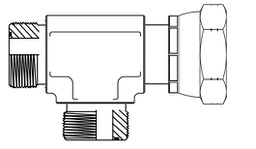 [RTR111111] 11/16&quot; ORFS M/F/M TEE