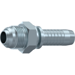 [S018-1716] 1 - 1/16&quot; JIC MALE STRAIGHT X 1&quot; SWAGE HOSETAIL (2-PC)