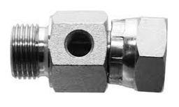 [BC1212-TP02] 3/4 BSPP M X 3/4 BSPP F/M SWVL-1/8 TEST TEE