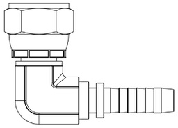 [X029-1208] 3/4&quot; JIC FM X 1/2&quot; S/S C90 H/TAIL