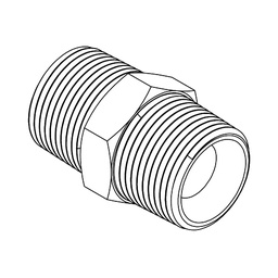 [XAA0612] 3/8 BSPT MALE X 3/4 BSPT MALE - S/S