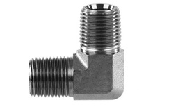 [XAA90-0606] 3/8 BSPT MALE X 3/8 BSPT MALE 90° - SS31